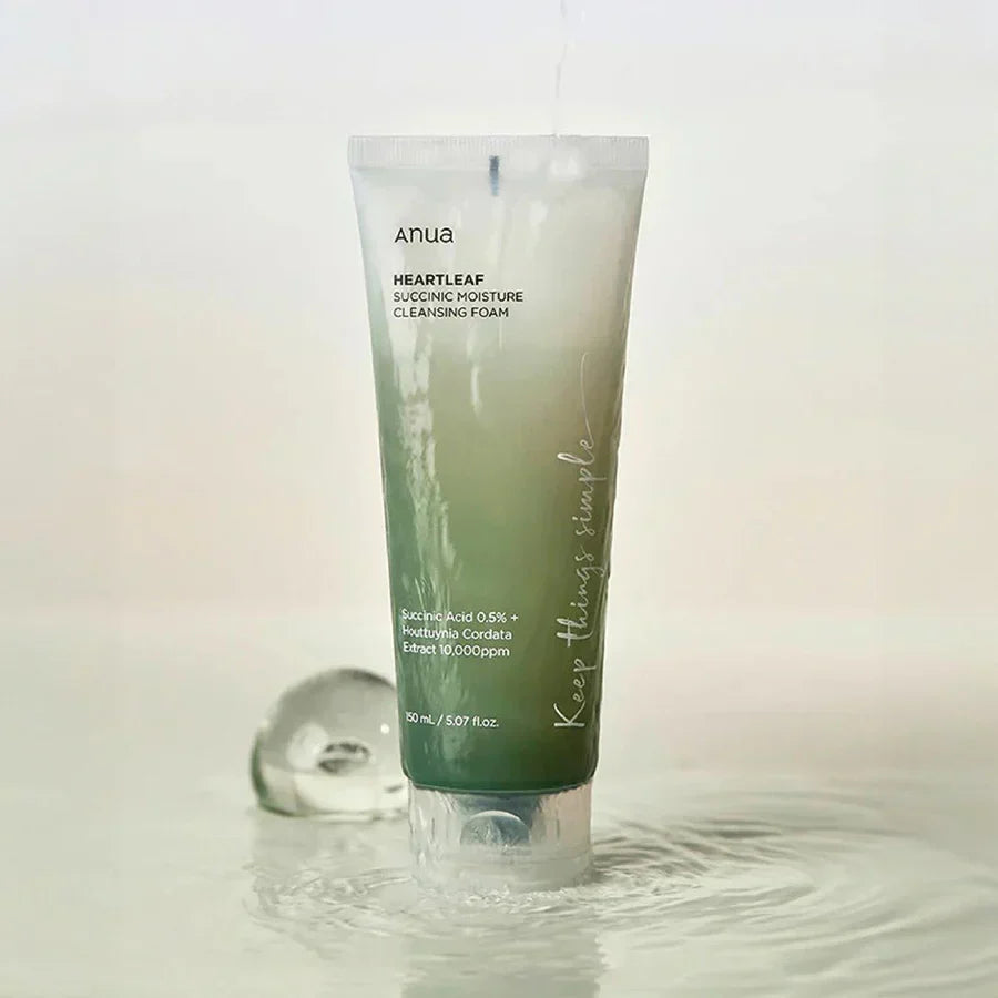 Anua Heartleaf Succinic Moisture Cleansing Foam 150ml