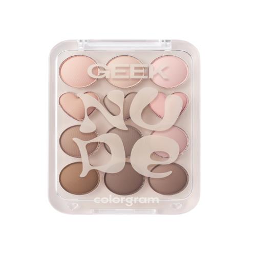 Colorgram Pin Point Eyeshadow Palette 07 Nude+Geek