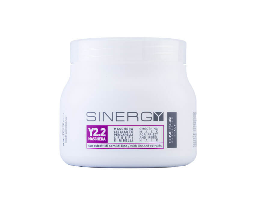 Sinergy Cosmetics Y2.2 Hydro-Smoothing Hair Mask For Frizzy Hair 500ml