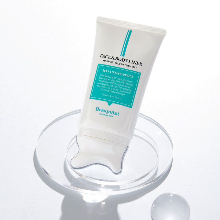 BeaumAnt  Gua Sha Massager Face & Neck Lifting Cream 120ml