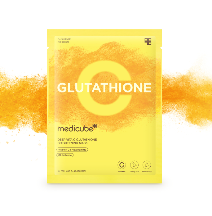 Medicube Deep Vita C Glutathione Brightening Mas 1 Sheet